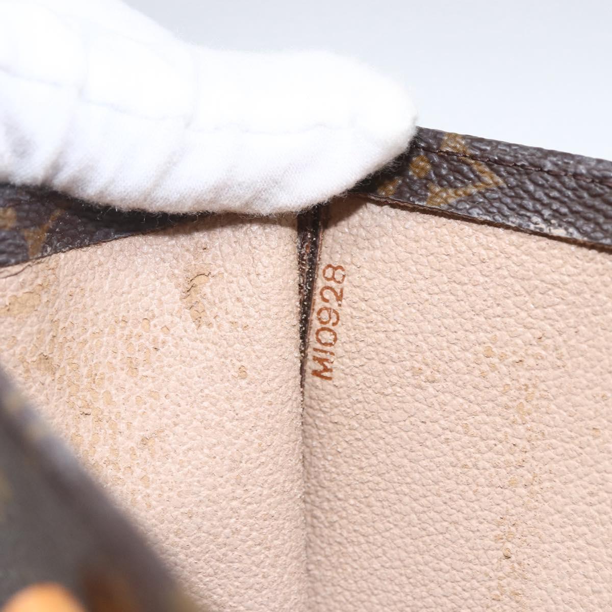 LOUIS VUITTON Monogram Sac Plat Hand Bag M51140 LV Auth 165789