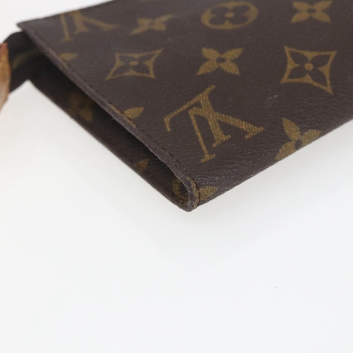 LOUIS VUITTON Monogram Bucket GM Accessory Pouch LV Auth 165794