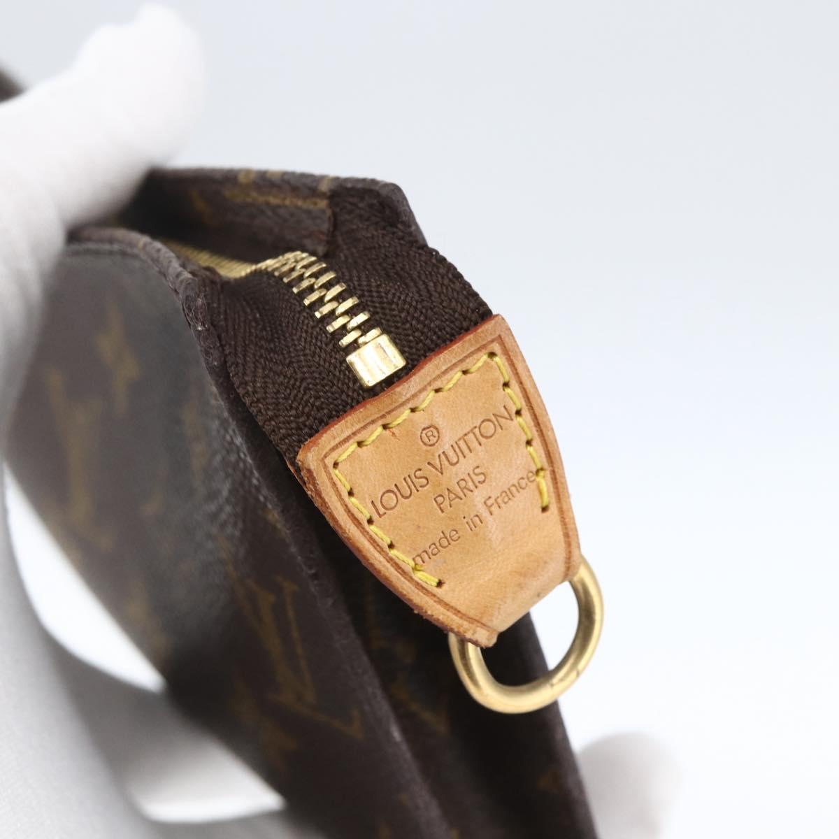 LOUIS VUITTON Monogram Bucket GM Accessory Pouch LV Auth 165794