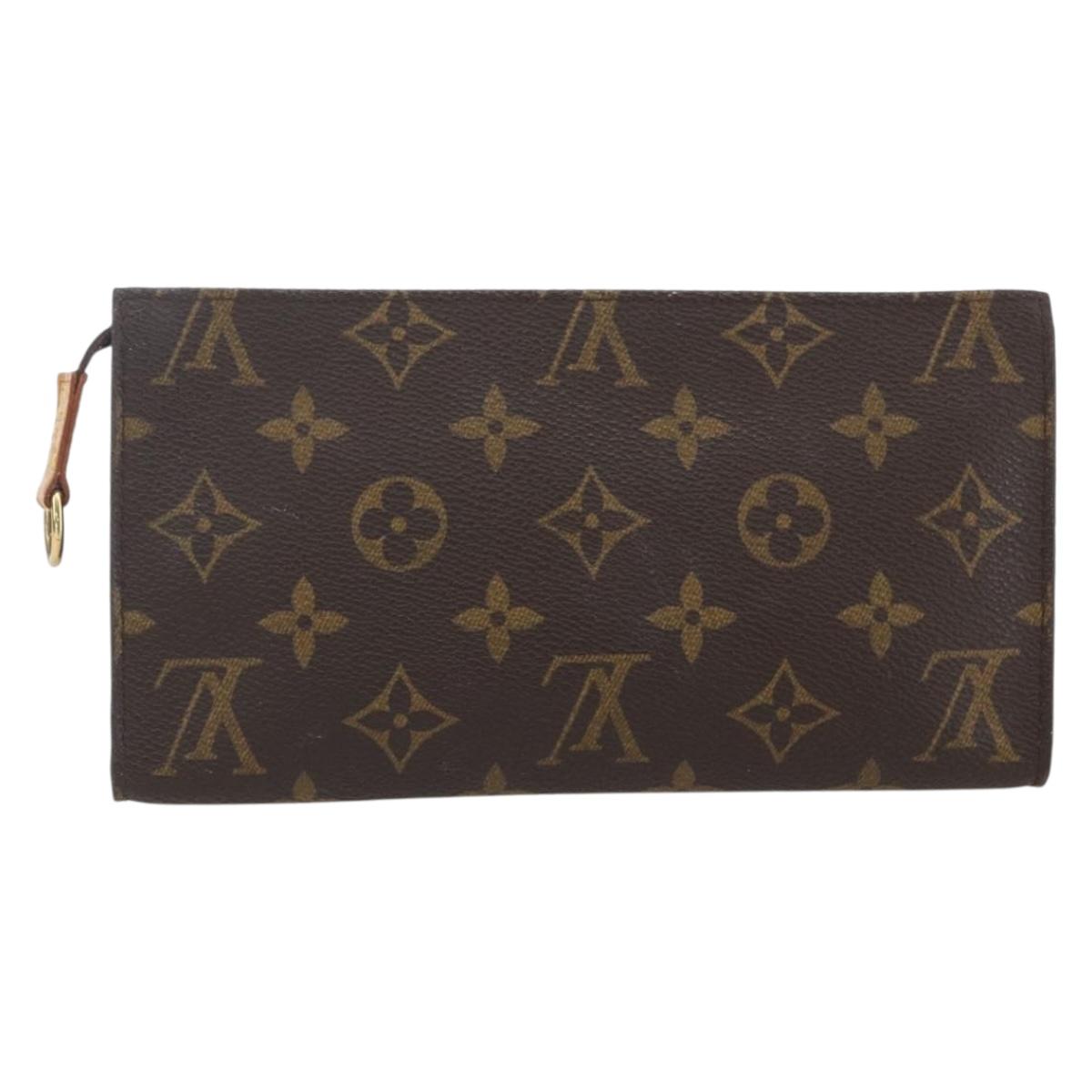 LOUIS VUITTON Monogram Bucket GM Accessory Pouch LV Auth 165794