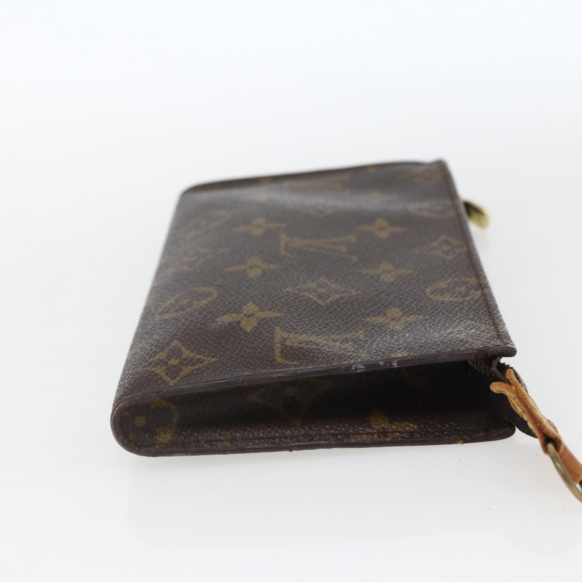LOUIS VUITTON Monogram Bucket GM Accessory Pouch LV Auth 165802