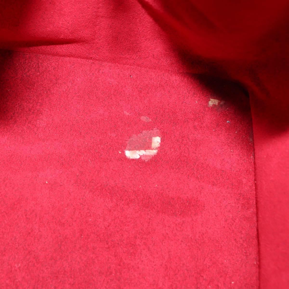 LOUIS VUITTON Epi Petit Noe Shoulder Bag Bicolor Black Red M44017 LV Auth 165805