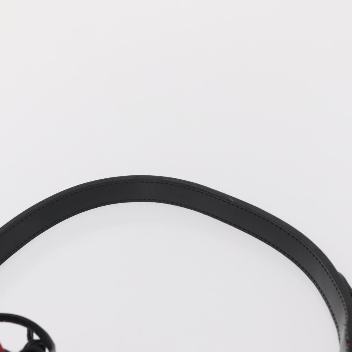 LOUIS VUITTON Epi Petit Noe Shoulder Bag Bicolor Black Red M44017 LV Auth 165805