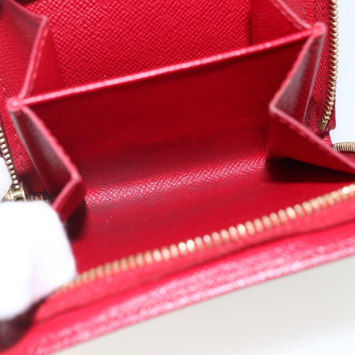 LOUIS VUITTON Monogram Cherry Compact Zip Bifold Wallet M95005 LV Auth 165814V
