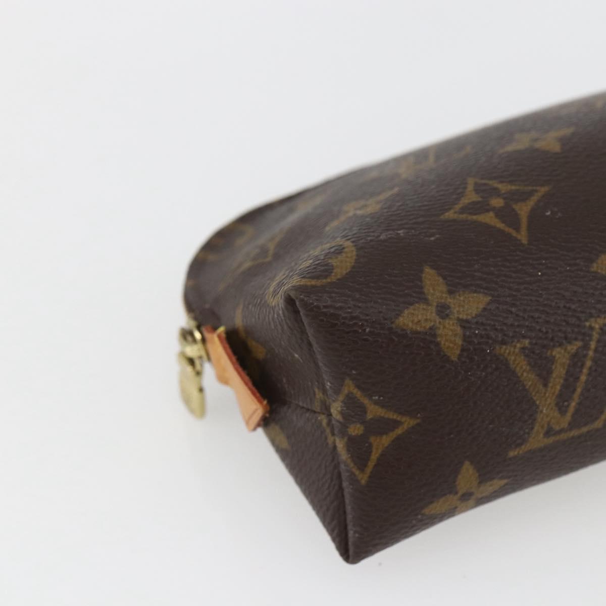LOUIS VUITTON Monogram Pochette Cosmetic PM Pouch M43998 LV Auth 165819
