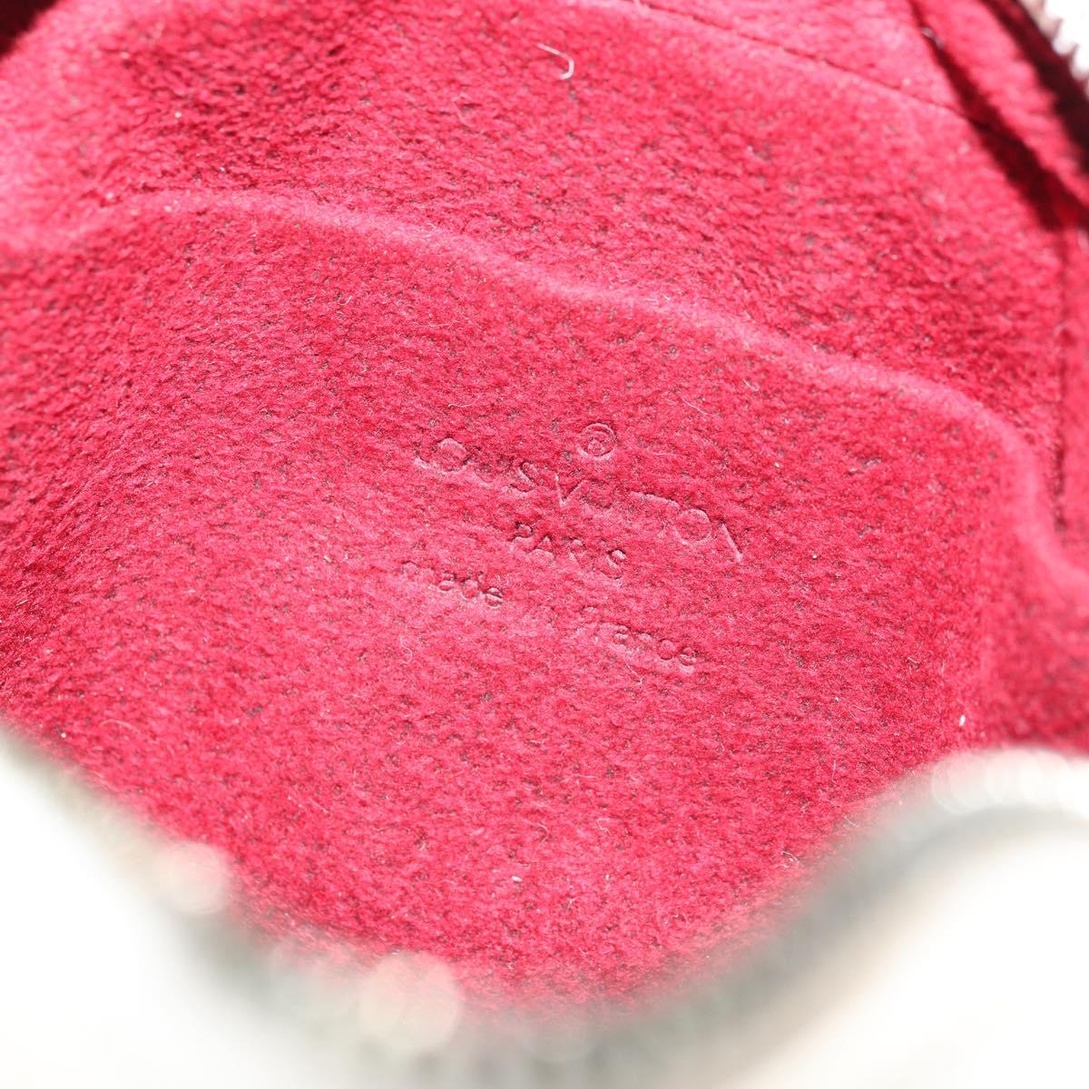 LOUIS VUITTON Monogram Multicolor Trousse Wapity Pouch White M58033 Auth 165823V