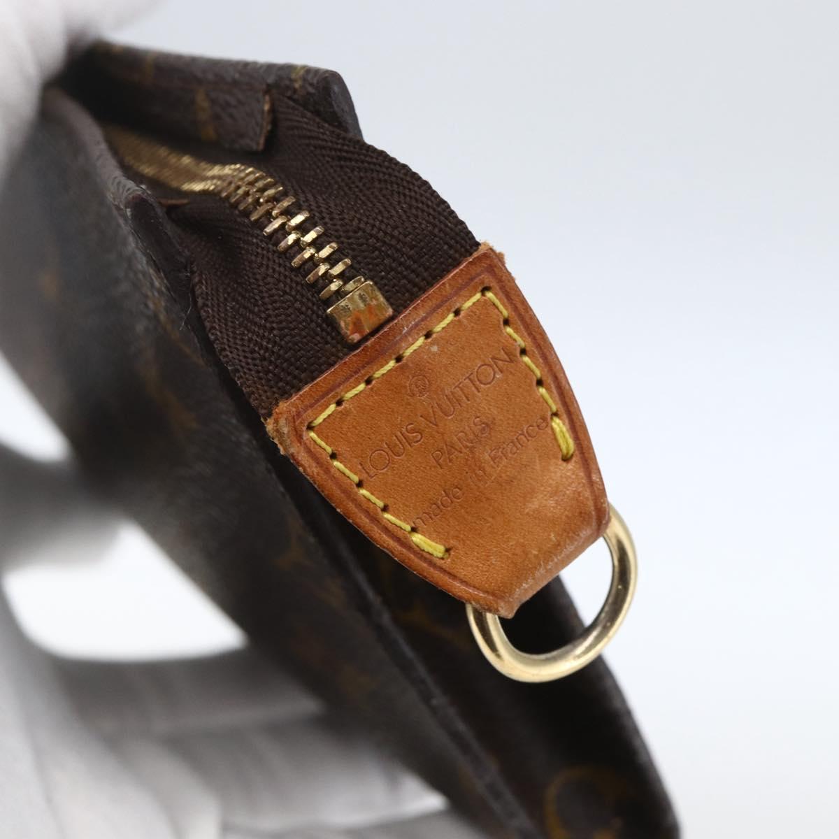 LOUIS VUITTON Monogram Bucket PM Accessory Pouch LV Auth 165829
