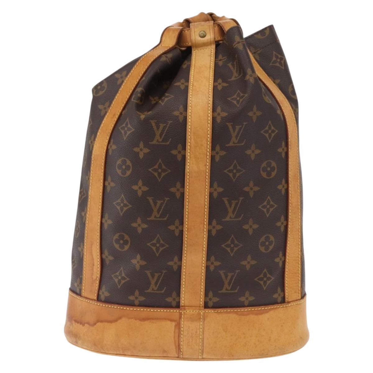 LOUIS VUITTON Monogram Randonnee PM Shoulder Bag M42243 LV Auth 165842