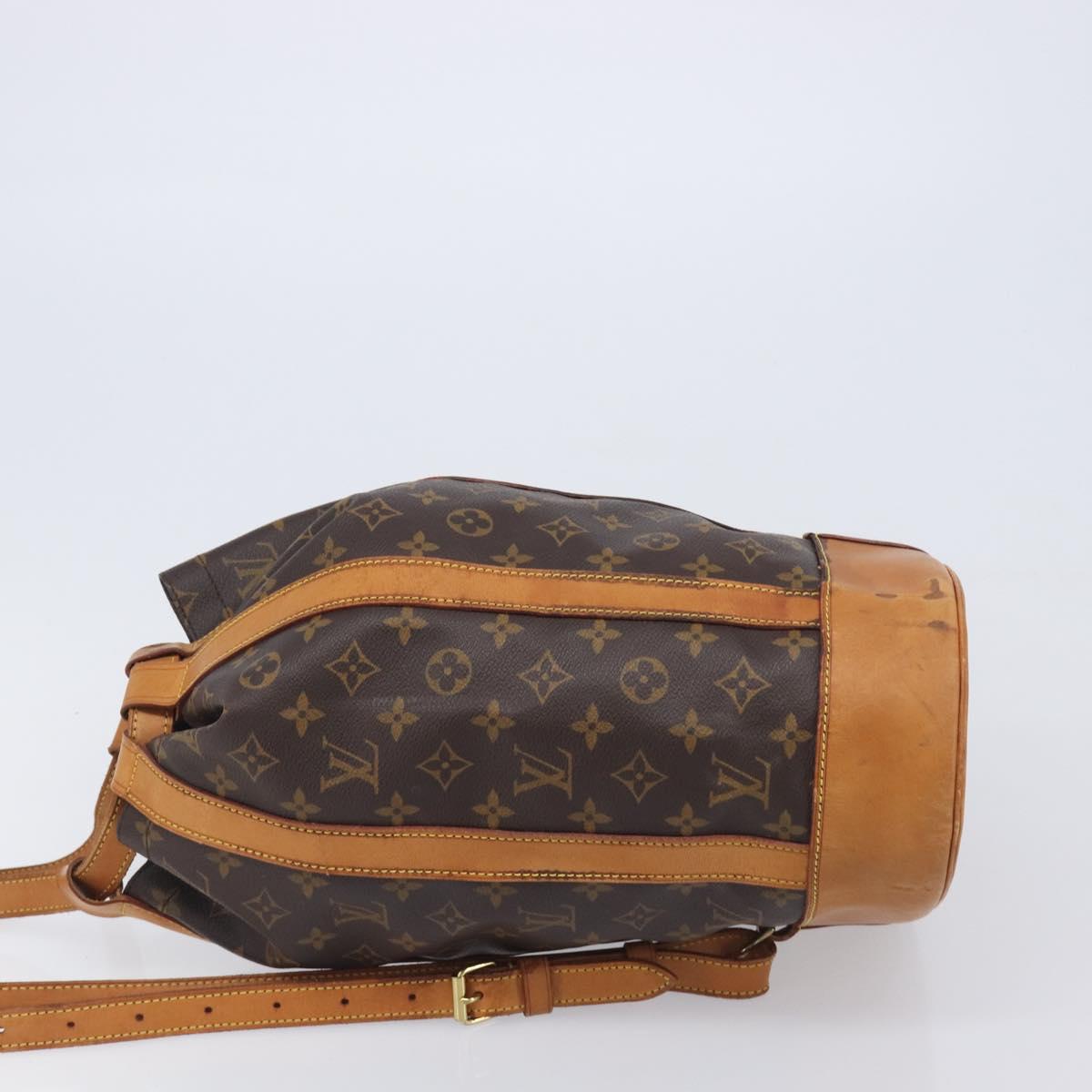 LOUIS VUITTON Monogram Randonnee PM Shoulder Bag M42243 LV Auth 165842