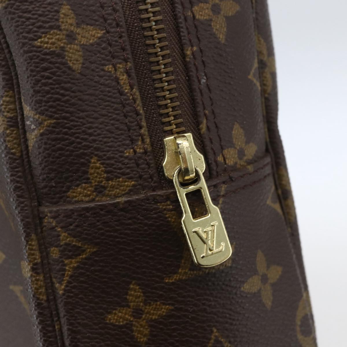 LOUIS VUITTON Monogram Trousse Toilette 28 Clutch Bag M47522 LV Auth 165844
