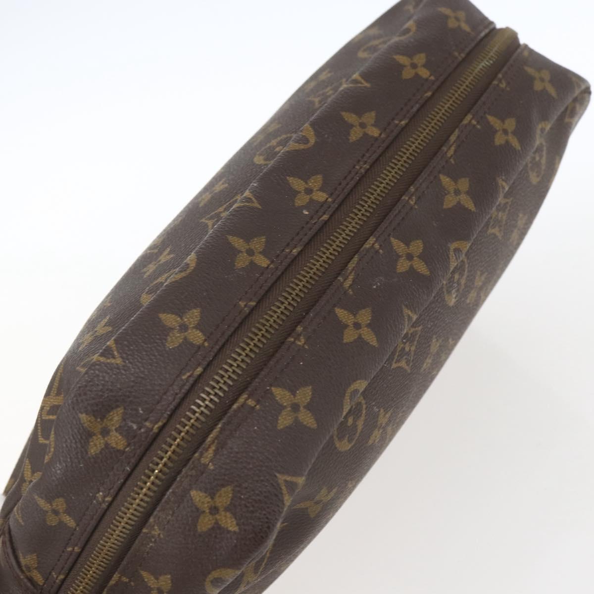 LOUIS VUITTON Monogram Trousse Toilette 28 Clutch Bag M47522 LV Auth 165844