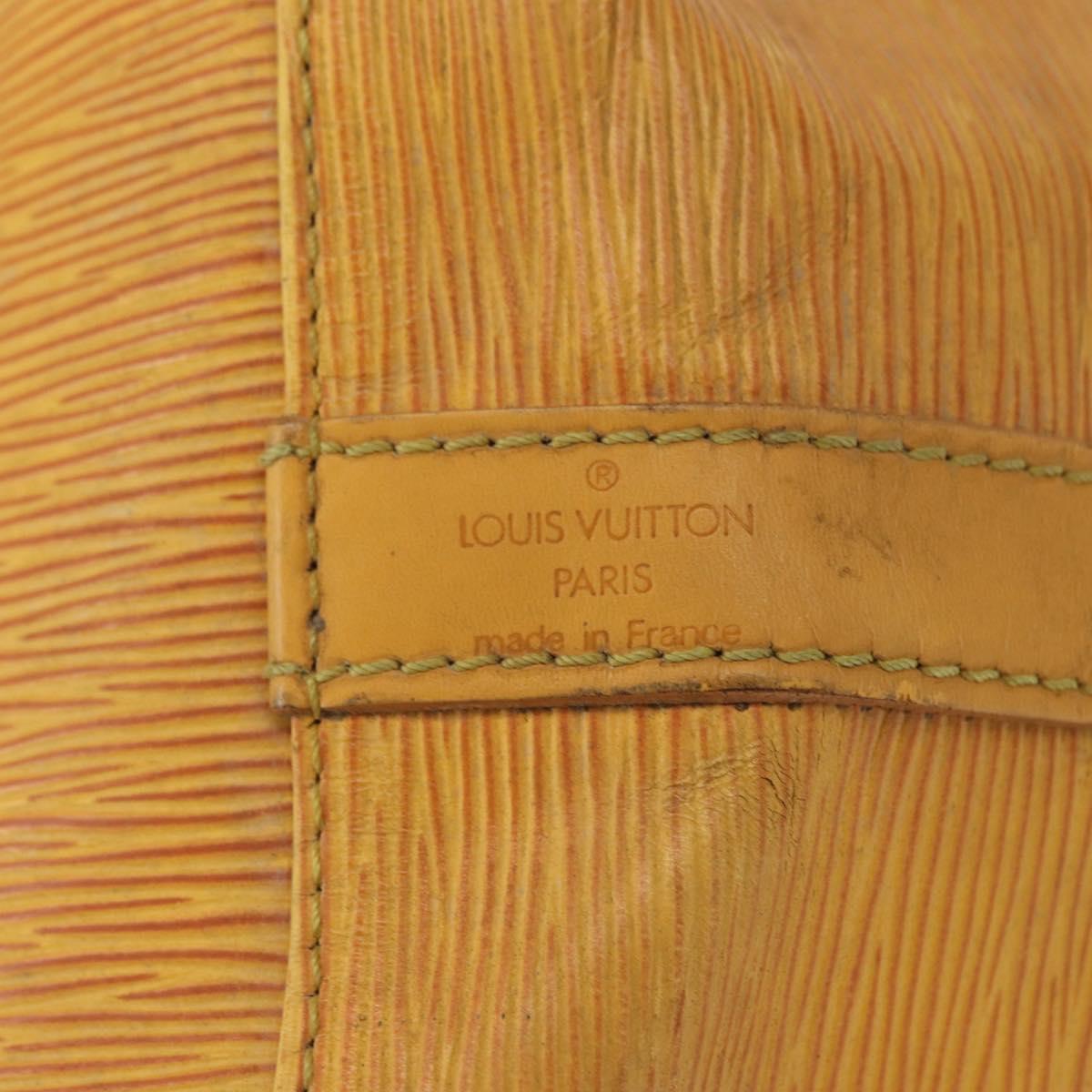 LOUIS VUITTON Epi Petit Noe Shoulder Bag Yellow M44109 LV Auth 165857