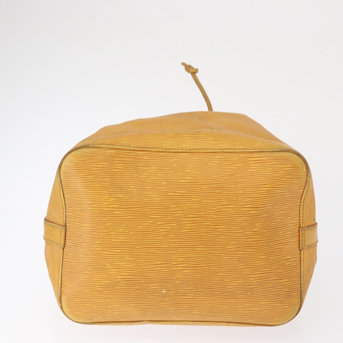 LOUIS VUITTON Epi Petit Noe Shoulder Bag Yellow M44109 LV Auth 165857