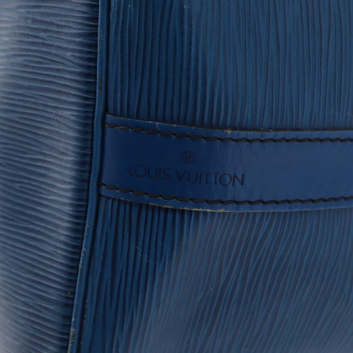 LOUIS VUITTON Epi Petit Noe Shoulder Bag Blue M44105 LV Auth 165858