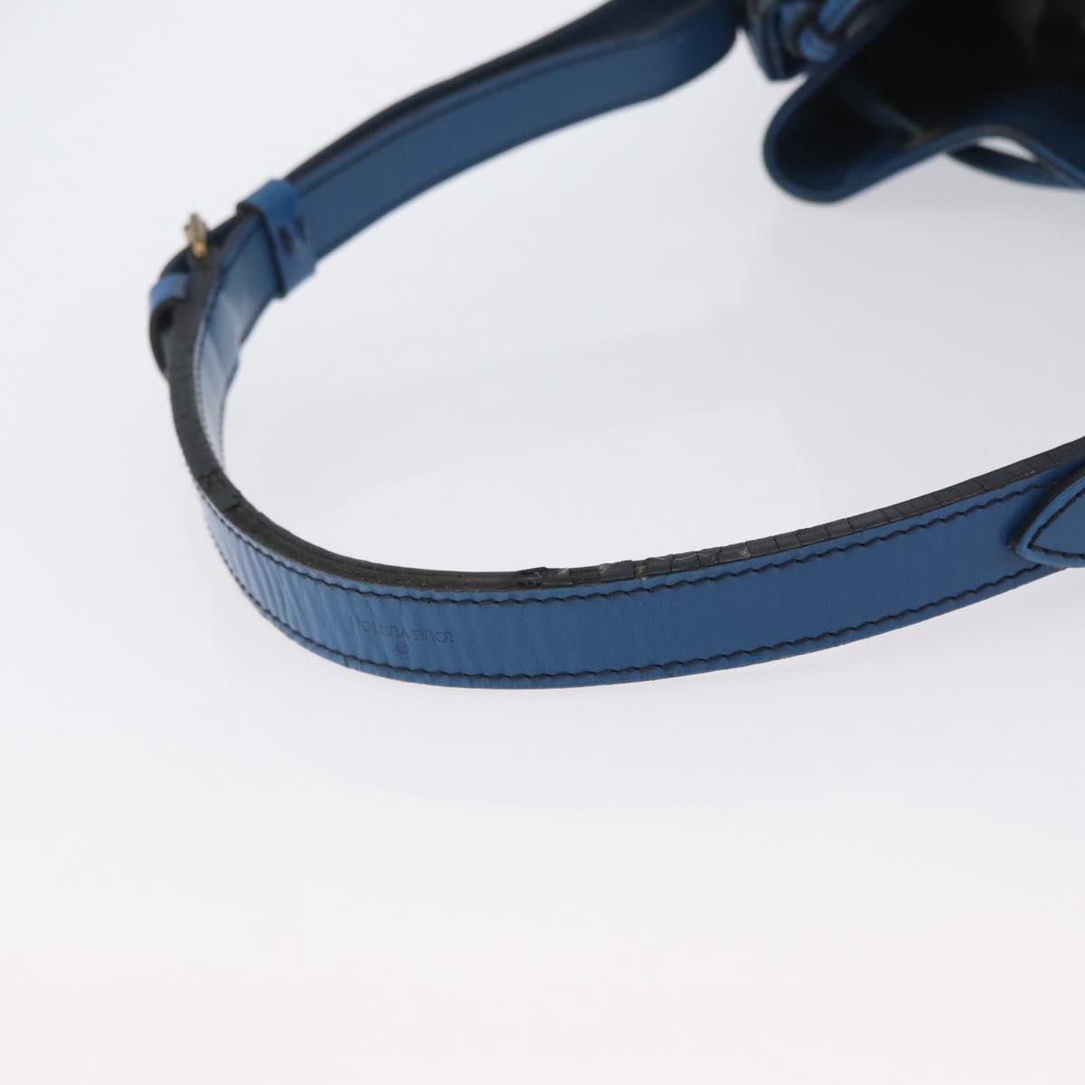 LOUIS VUITTON Epi Petit Noe Shoulder Bag Blue M44105 LV Auth 165858