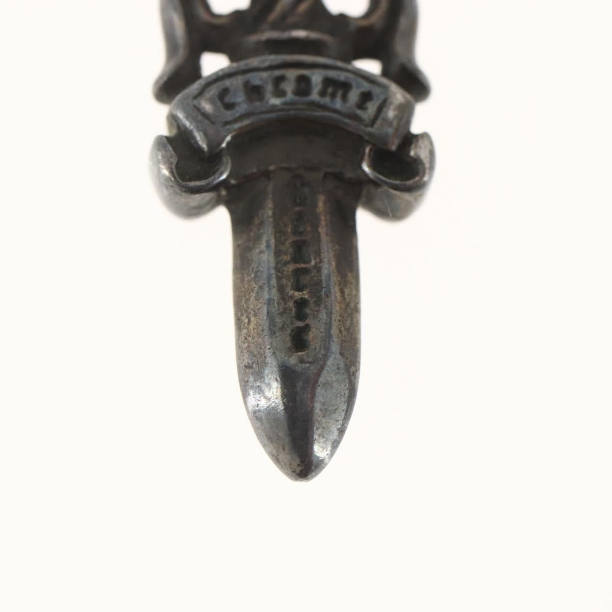 Chrome Hearts Dagger Charm Pendant Top Ag925 Silver Auth 165866SM