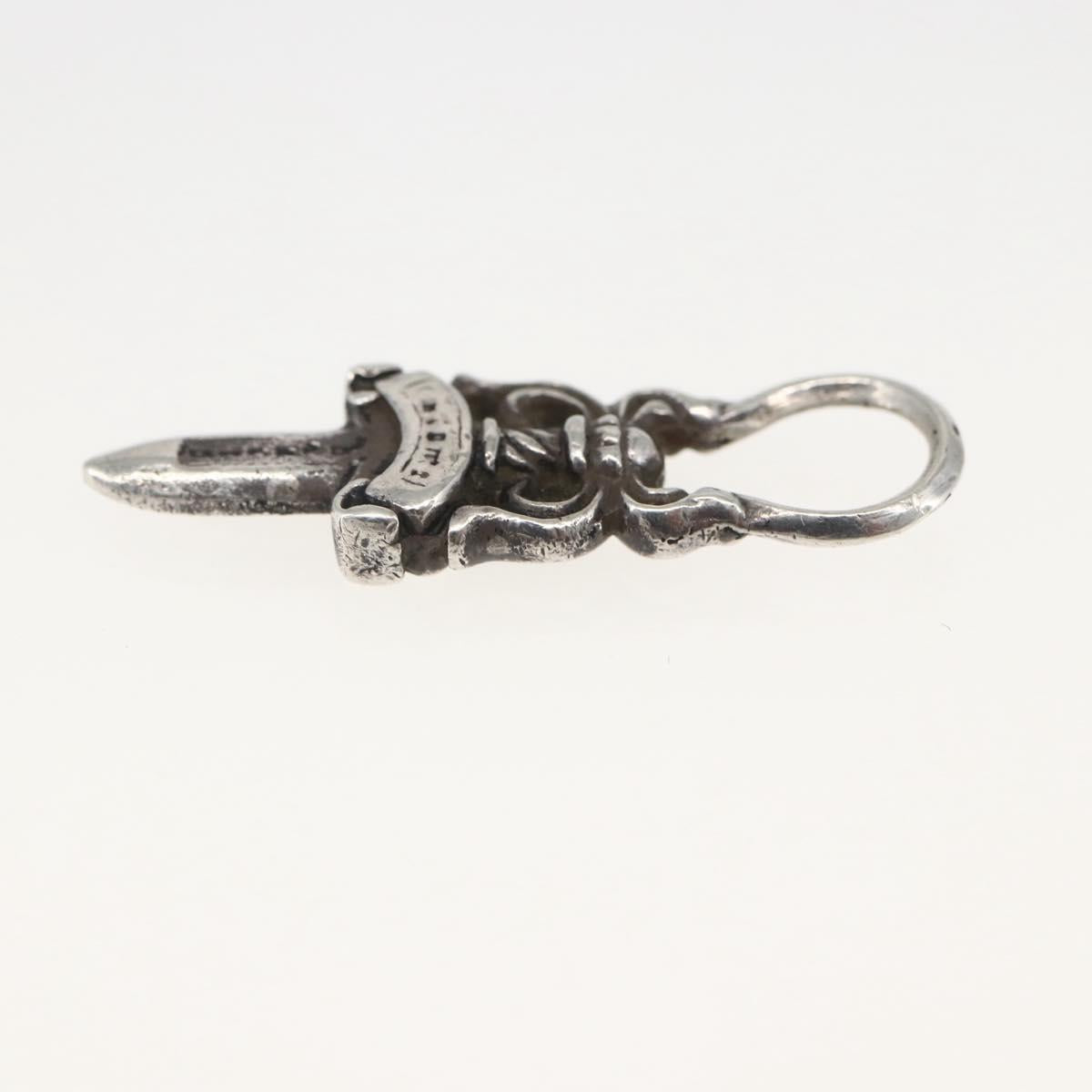 Chrome Hearts Dagger Charm Pendant Top Ag925 Silver Auth 165867SM