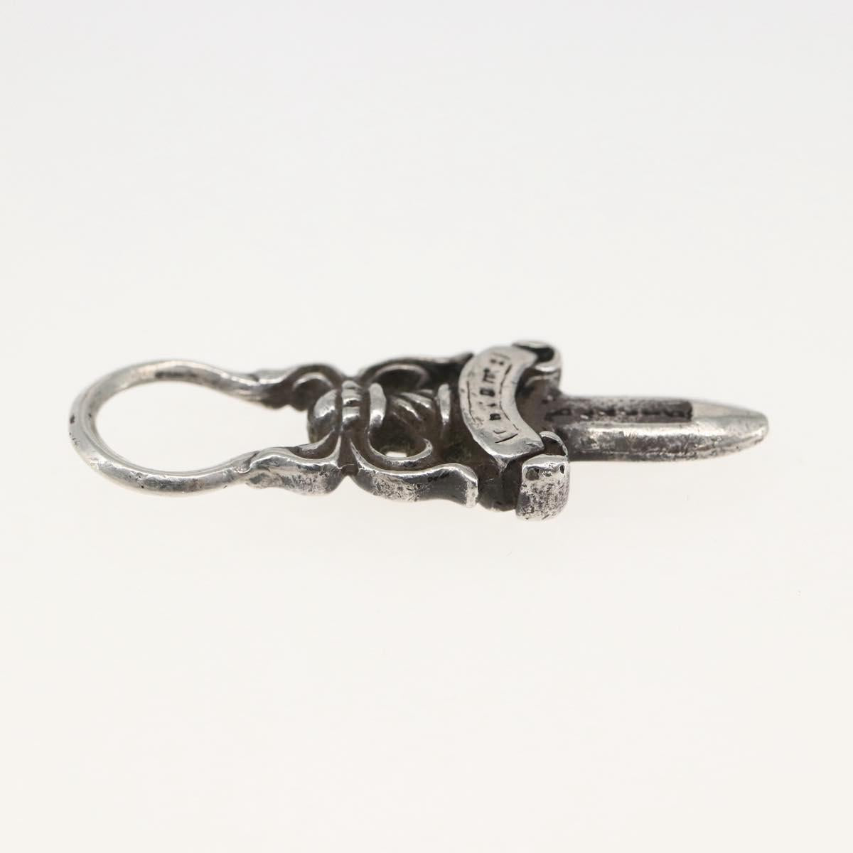 Chrome Hearts Dagger Charm Pendant Top Ag925 Silver Auth 165867SM