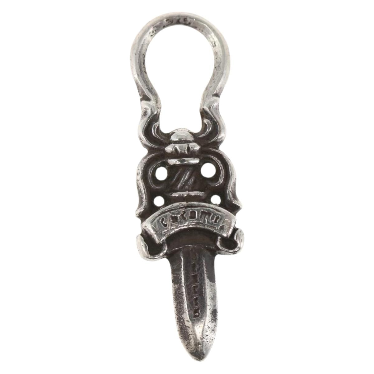 Chrome Hearts Dagger Charm Pendant Top Ag925 Silver Auth 165867SM