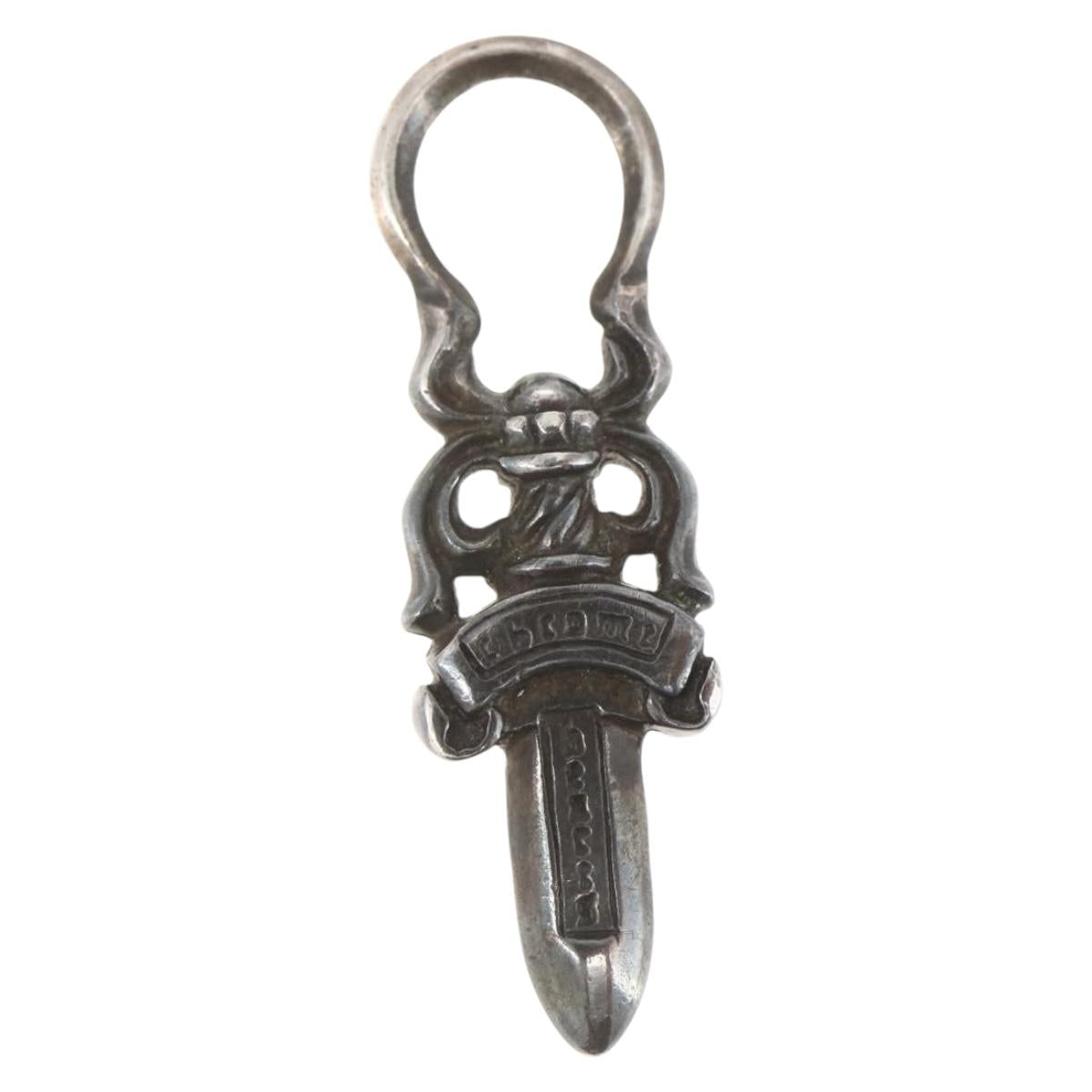 Chrome Hearts Dagger Charm Pendant Top Ag925 Silver Auth 165868SM