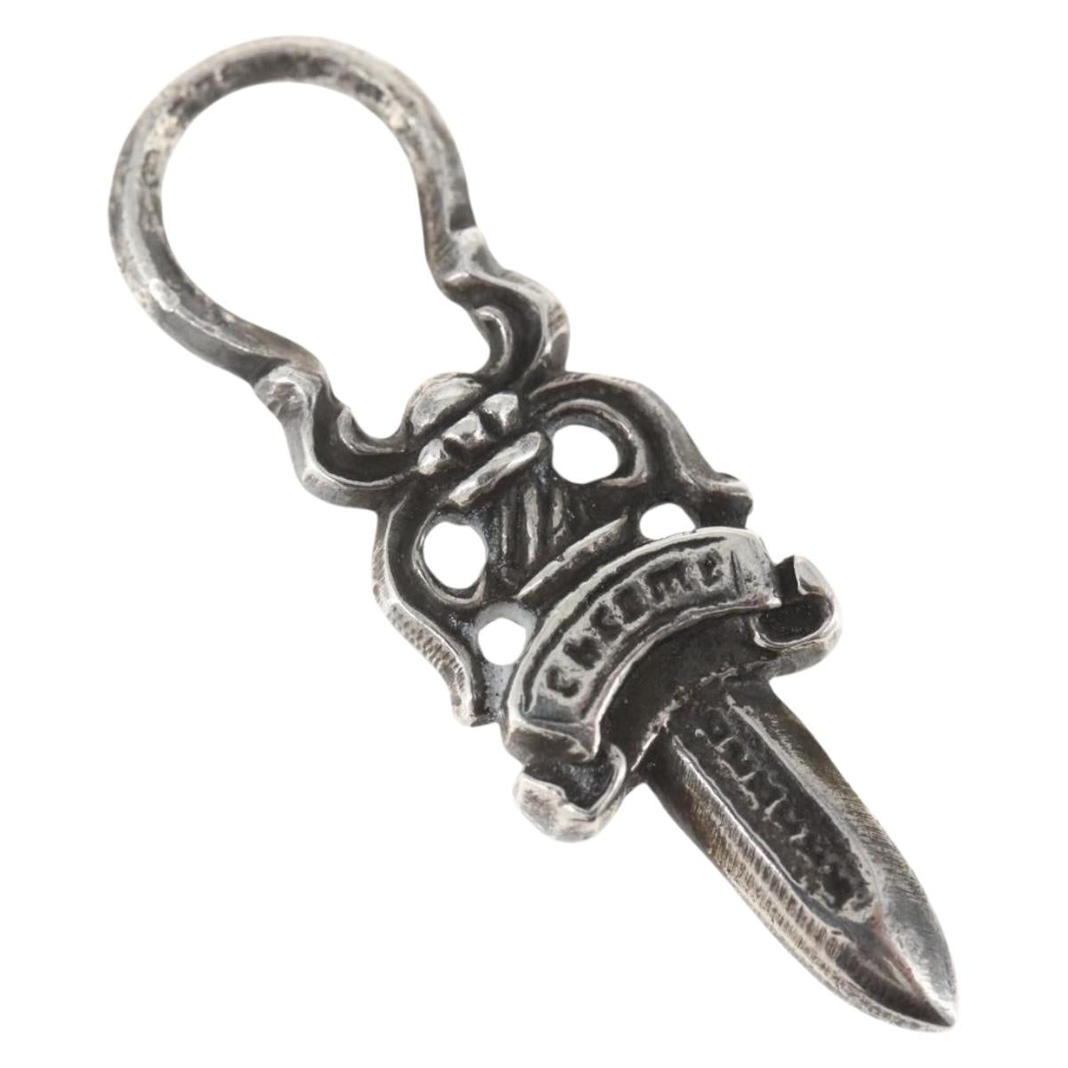 Chrome Hearts Dagger Charm Pendant Top Ag925 Silver Auth 165869SM
