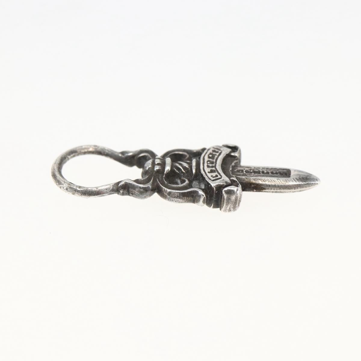 Chrome Hearts Dagger Charm Pendant Top Ag925 Silver Auth 165869SM