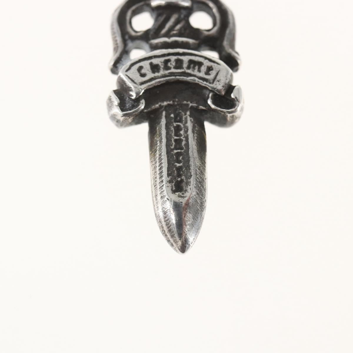 Chrome Hearts Dagger Charm Pendant Top Ag925 Silver Auth 165869SM