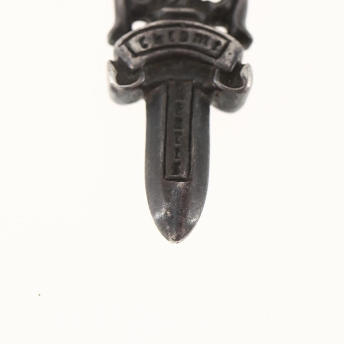 Chrome Hearts Dagger Charm Pendant Top Ag925 Silver Auth 165870SM