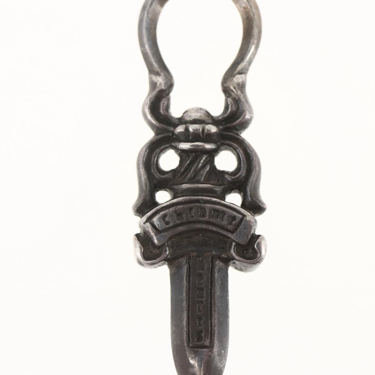 Chrome Hearts Dagger Charm Pendant Top Ag925 Silver Auth 165870SM