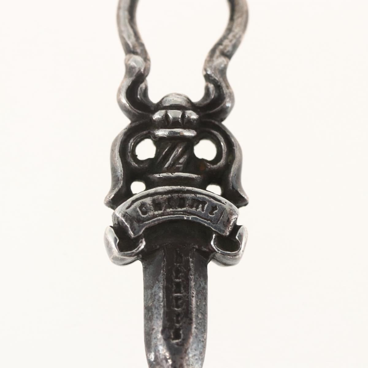 Chrome Hearts Dagger Charm Pendant Top Ag925 Silver Auth 165871SM