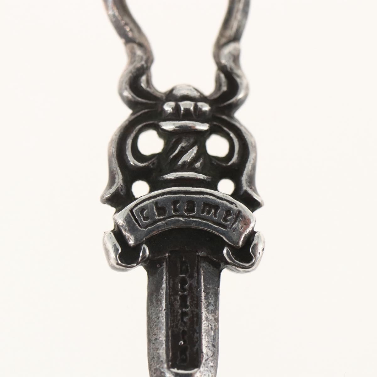 Chrome Hearts Dagger Charm Pendant Top Ag925 Silver Auth 165871SM