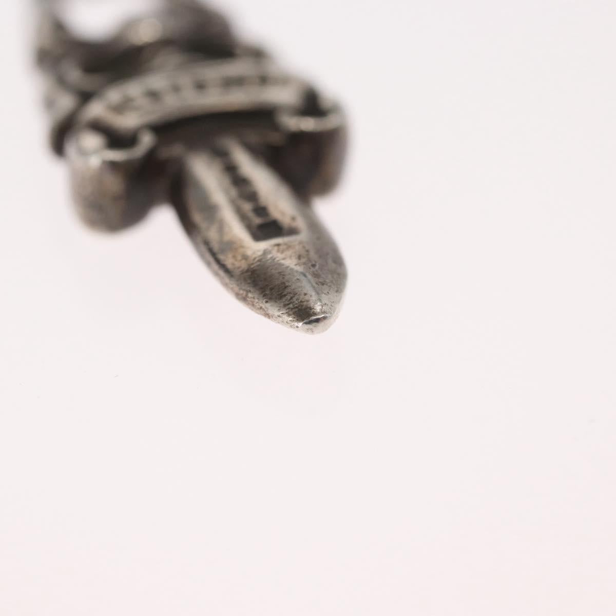 Chrome Hearts Dagger Charm Pendant Top Ag925 Silver Auth 165872SM