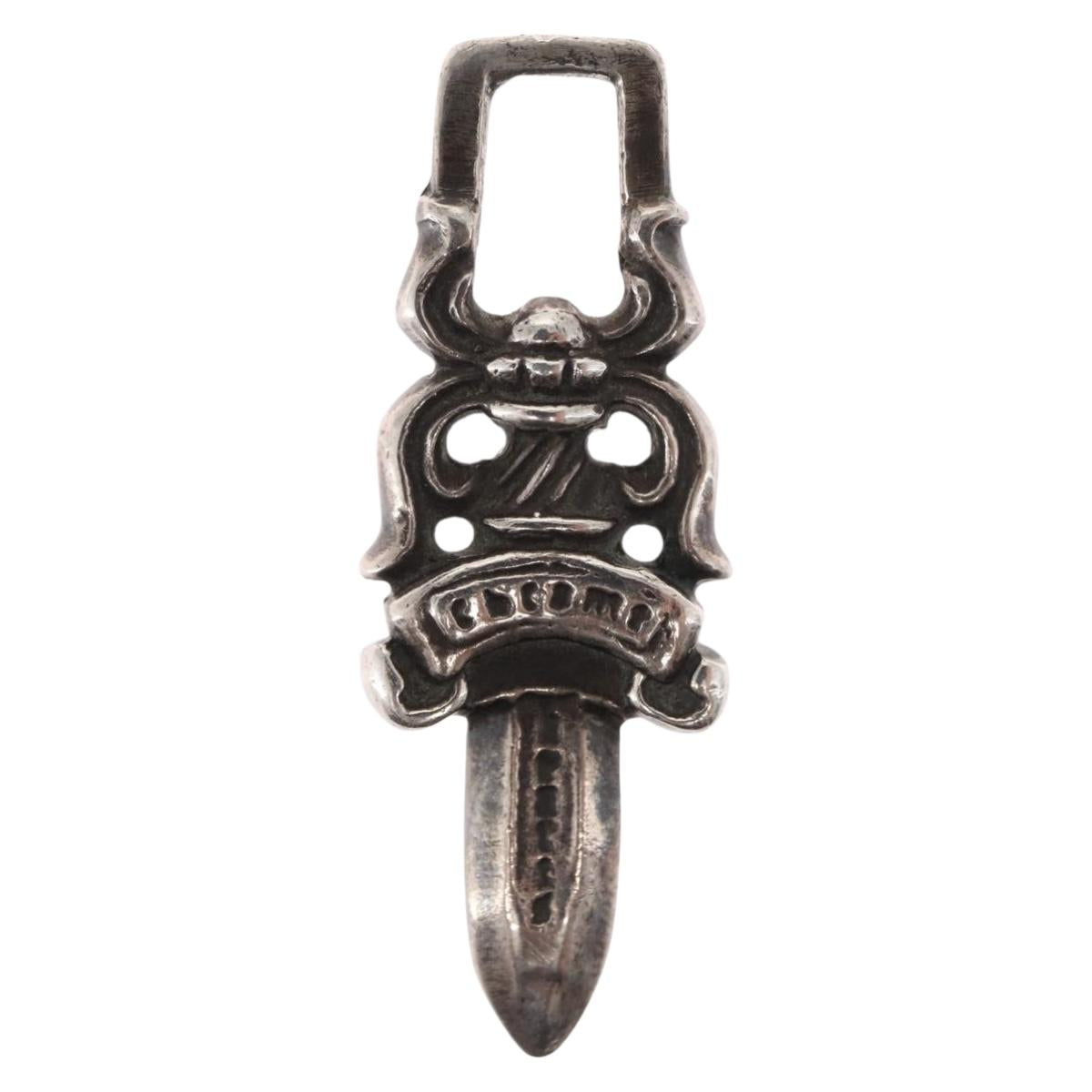 Chrome Hearts Dagger Charm Pendant Top Ag925 Silver Auth 165872SM