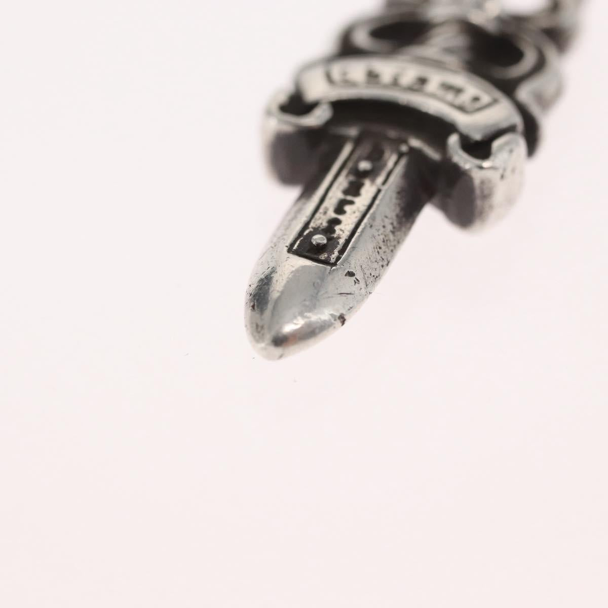 Chrome Hearts Dagger Charm Pendant Top Ag925 Silver Auth 165875SM