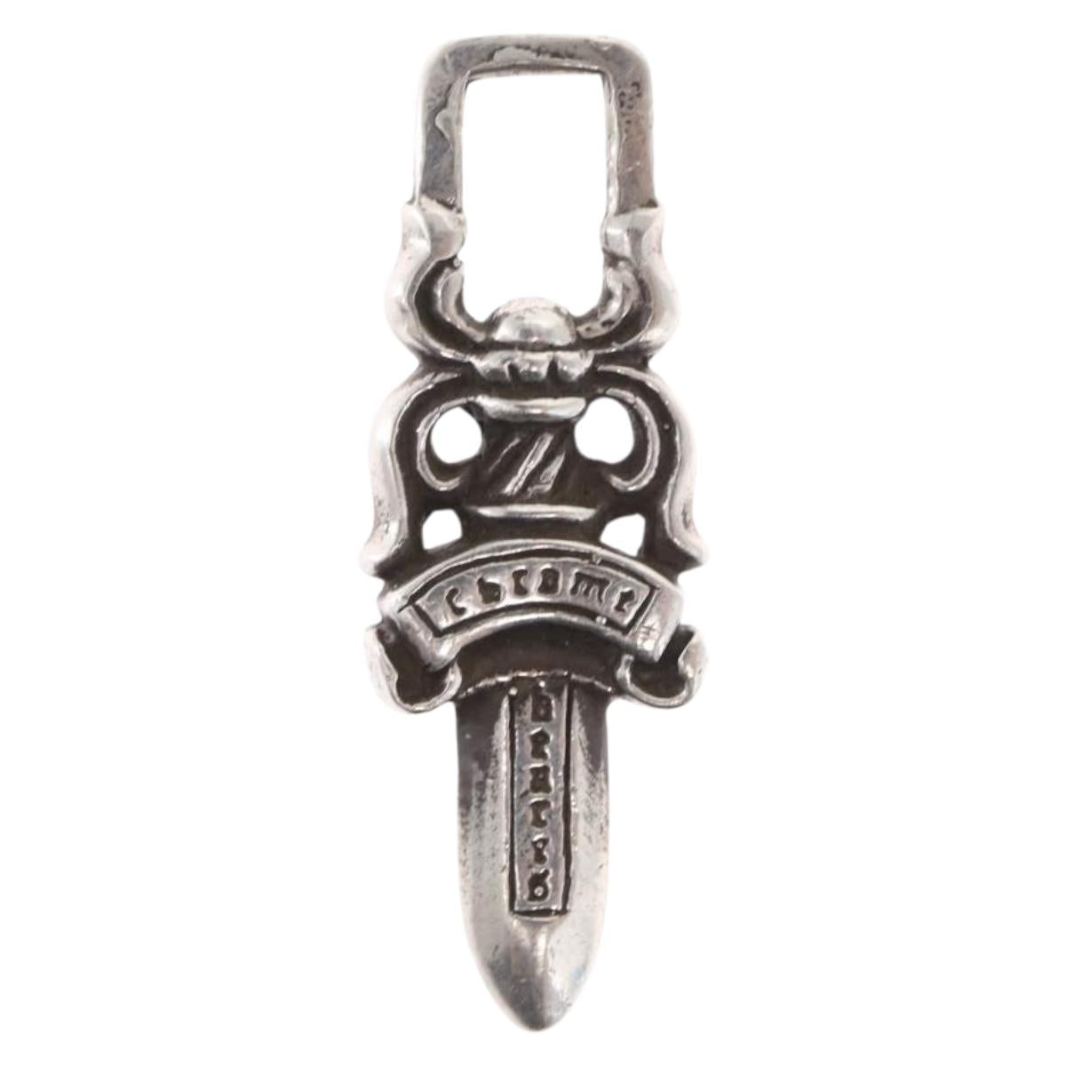 Chrome Hearts Dagger Charm Pendant Top Ag925 Silver Auth 165875SM