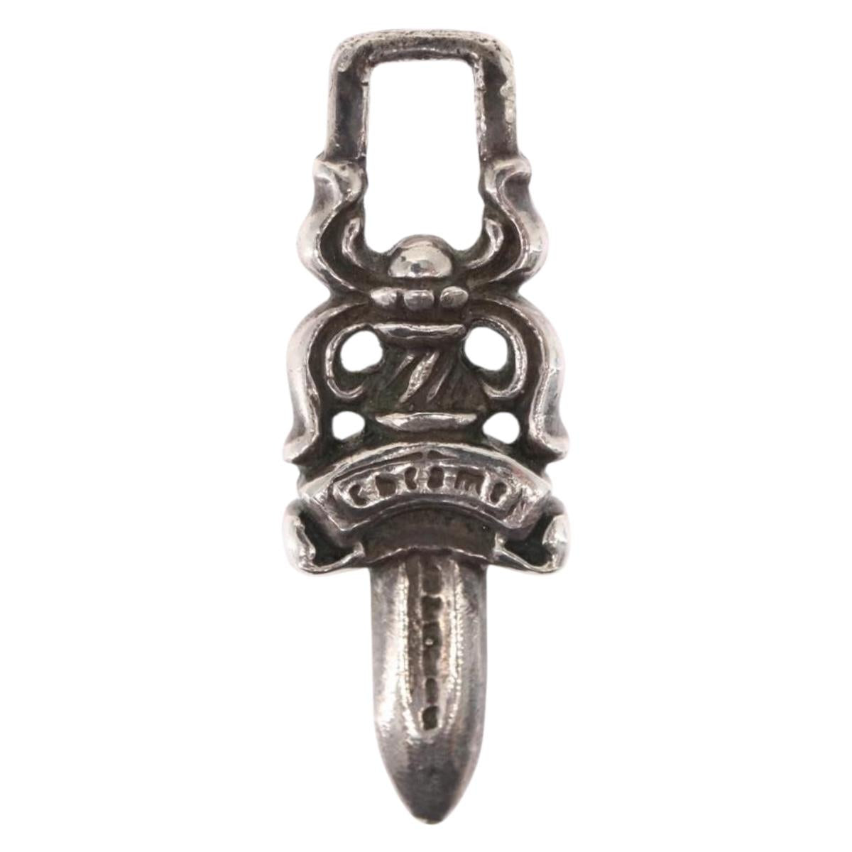 Chrome Hearts Dagger Charm Pendant Top Ag925 Silver Auth 165876SM