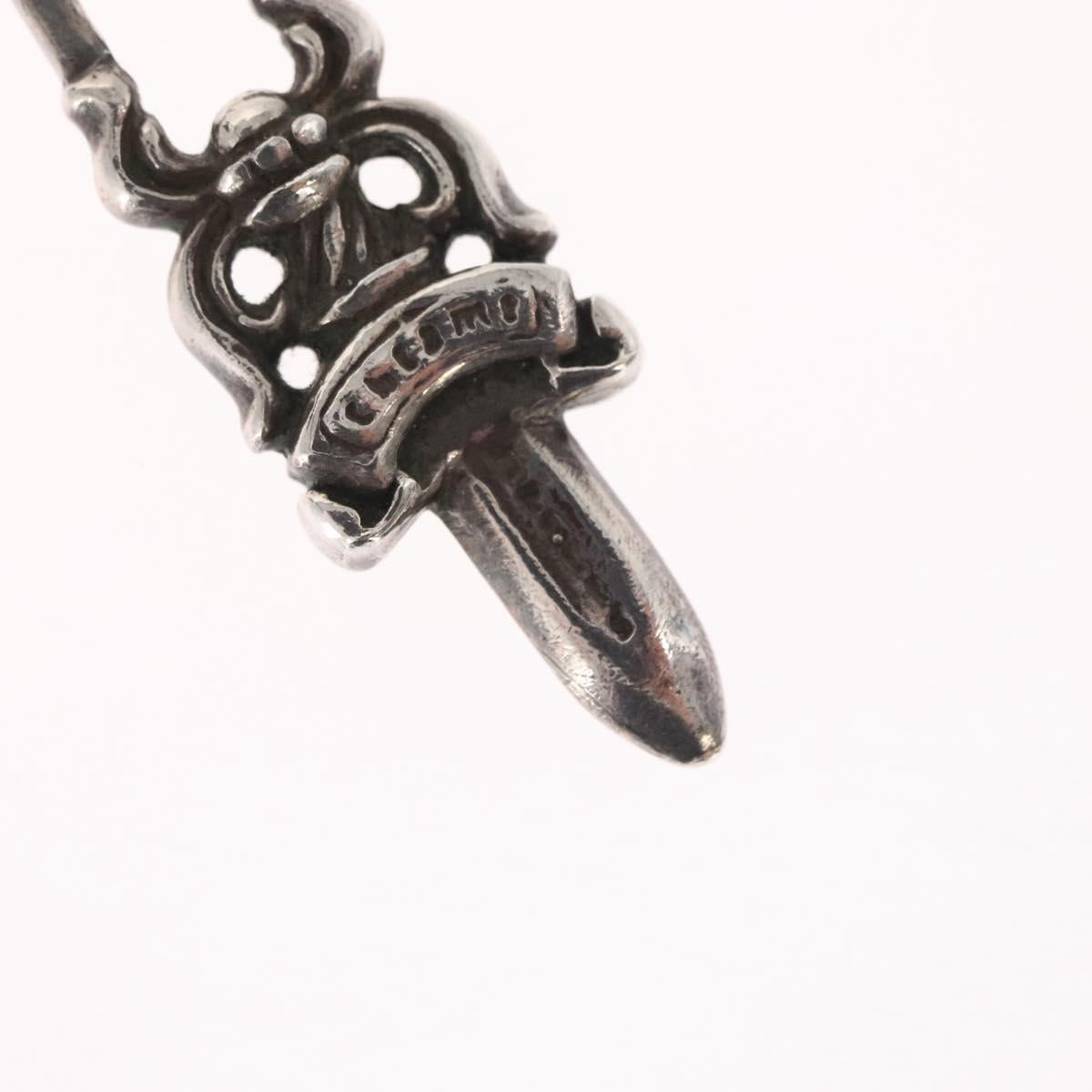 Chrome Hearts Dagger Charm Pendant Top Ag925 Silver Auth 165876SM