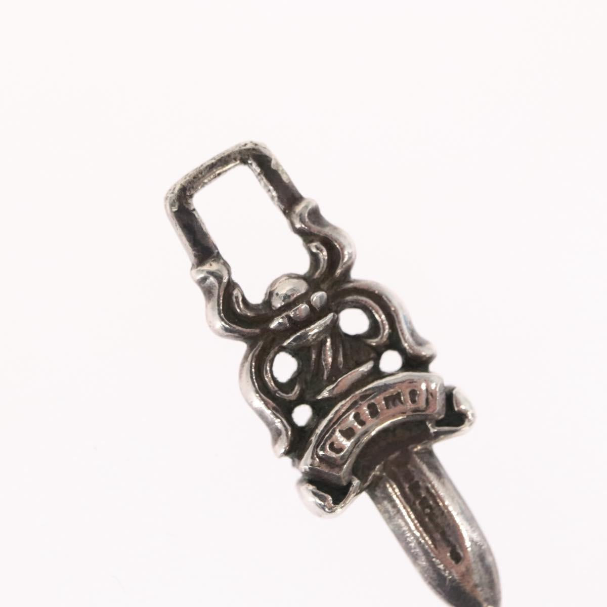 Chrome Hearts Dagger Charm Pendant Top Ag925 Silver Auth 165876SM