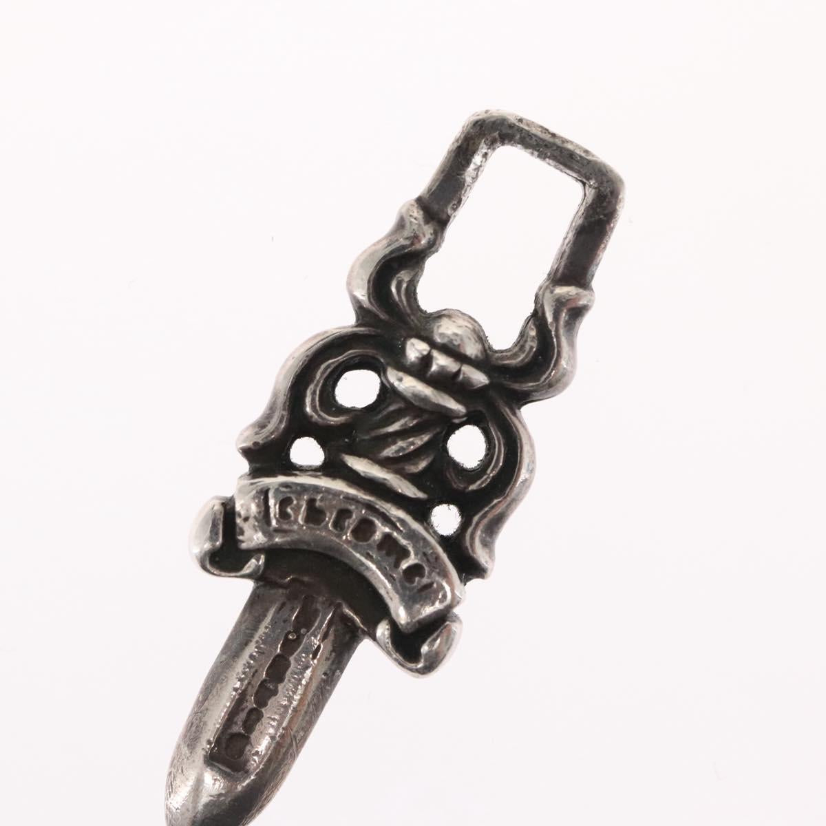 Chrome Hearts Dagger Charm Pendant Top Ag925 Silver Auth 165876SM