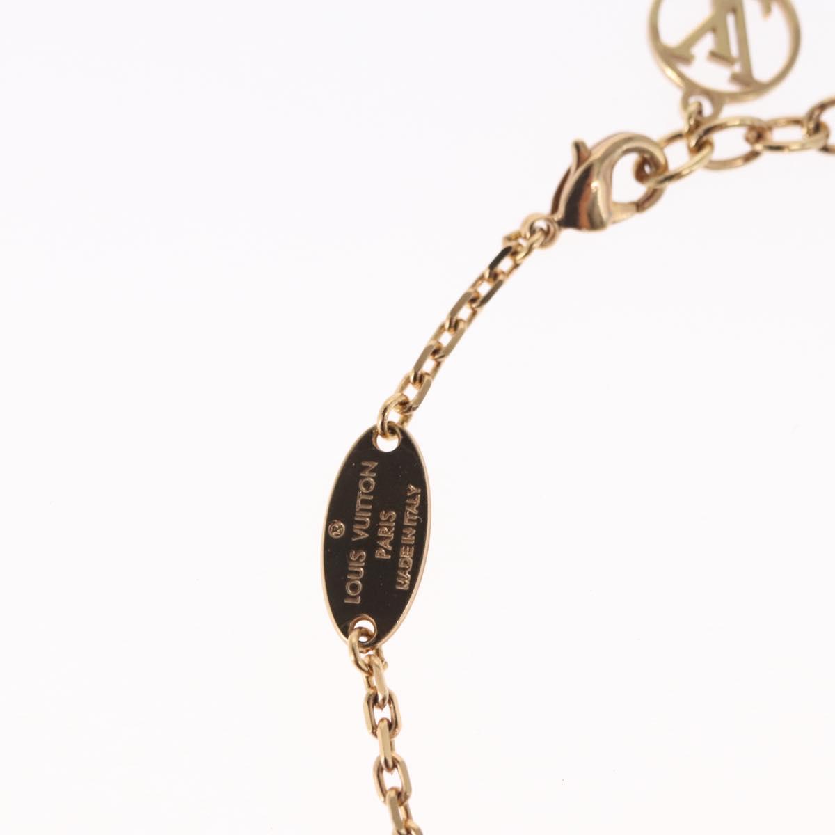 LOUIS VUITTON Brassle Heart Falling in Love metal Gold M00466 LV Auth 165877SM