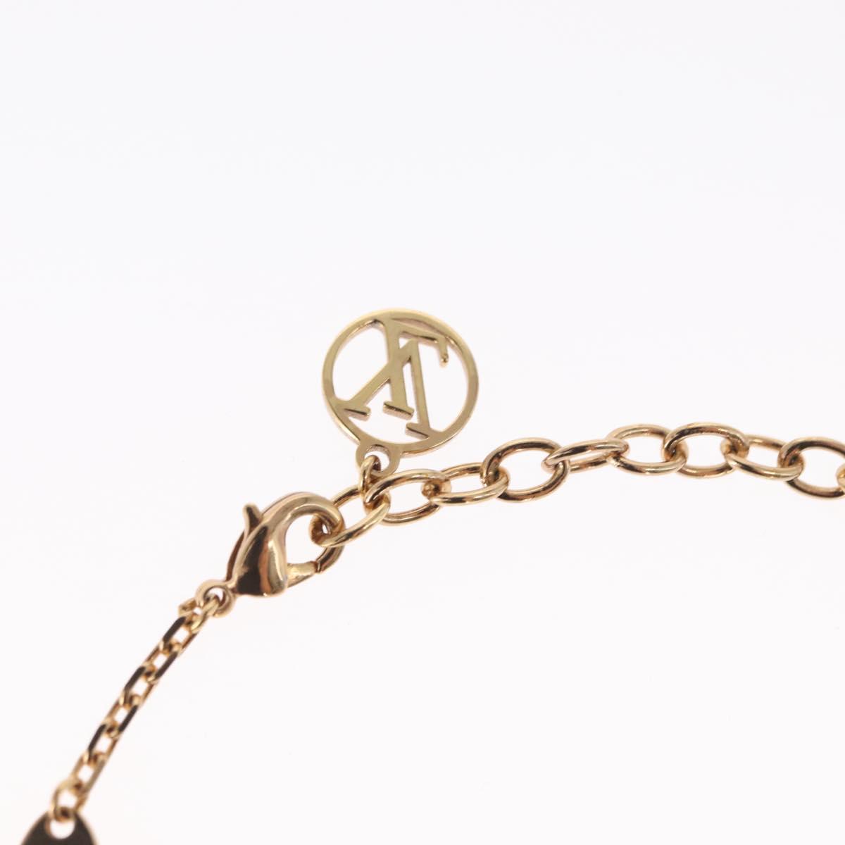 LOUIS VUITTON Brassle Heart Falling in Love metal Gold M00466 LV Auth 165877SM