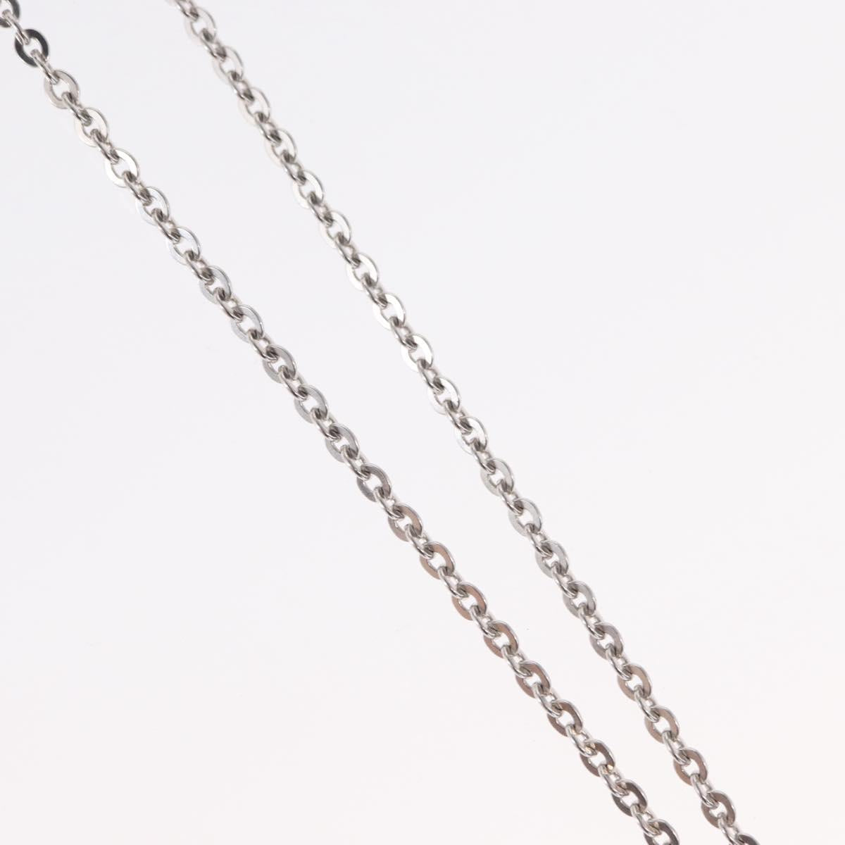 LOUIS VUITTON Pandantif V Necklace Ag925 Silver M67394 LV Auth 165878
