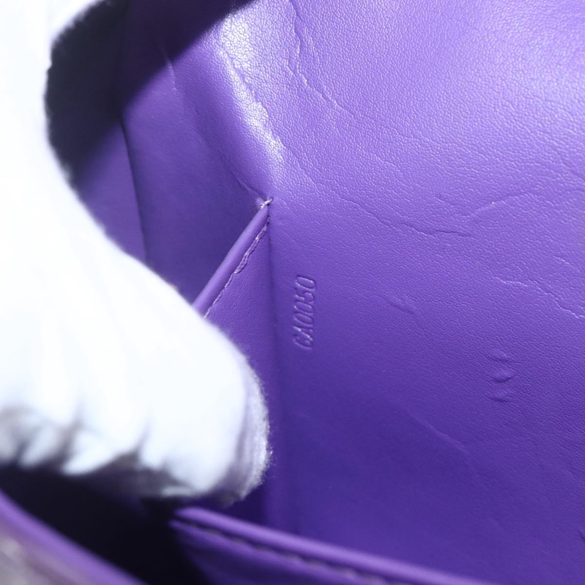 LOUIS VUITTON Monogram Vernis Thompson Street Bag Viole M91095 LV Auth 165882