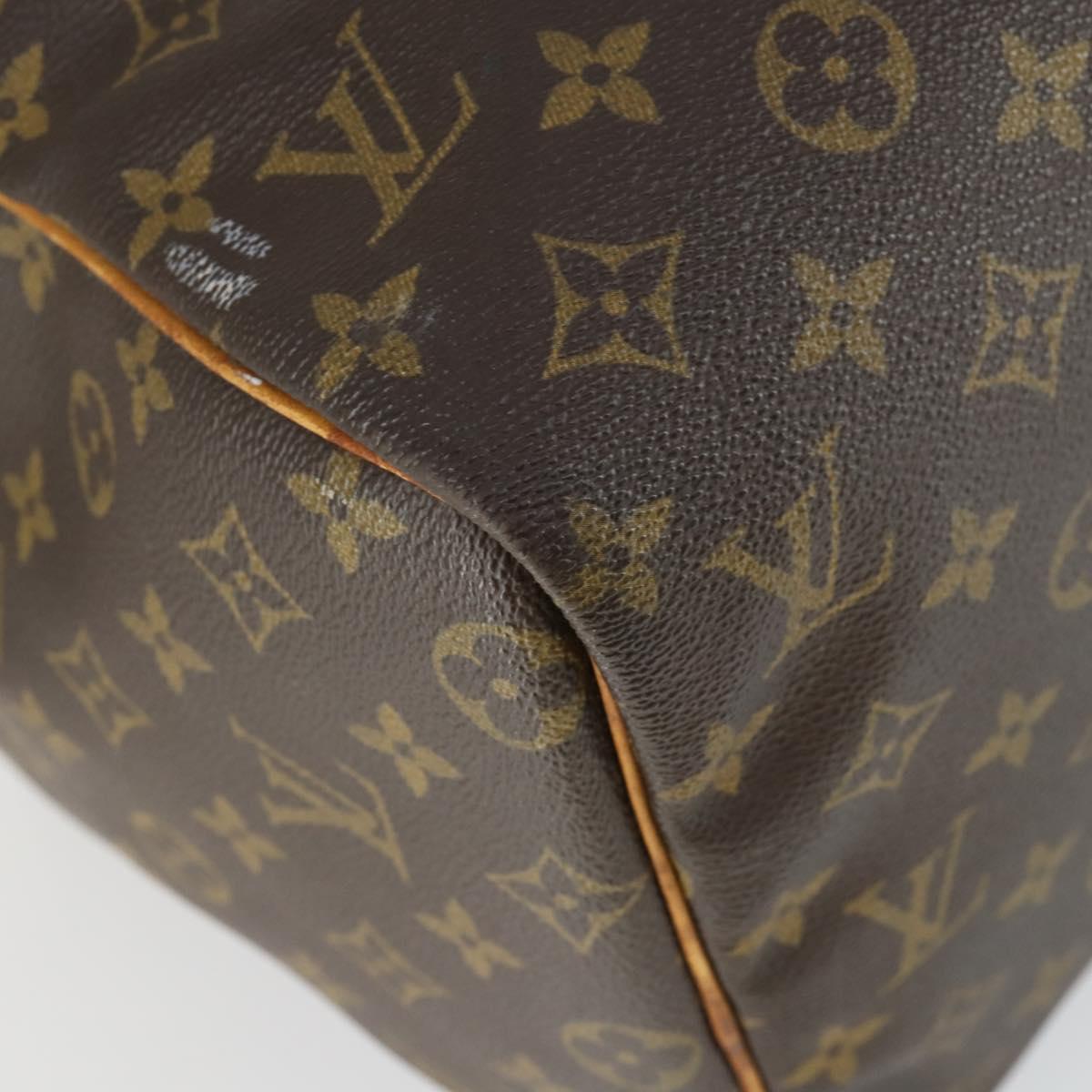 LOUIS VUITTON Monogram Sac Souple 45 Boston Bag M41624 LV Auth 165884