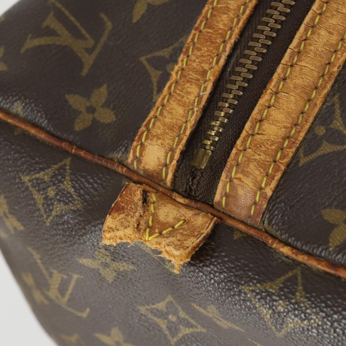 LOUIS VUITTON Monogram Sac Souple 45 Boston Bag M41624 LV Auth 165884