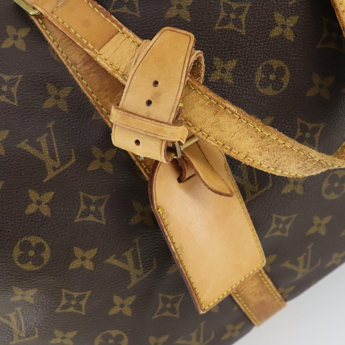 LOUIS VUITTON Monogram Sac Souple 45 Boston Bag M41624 LV Auth 165884