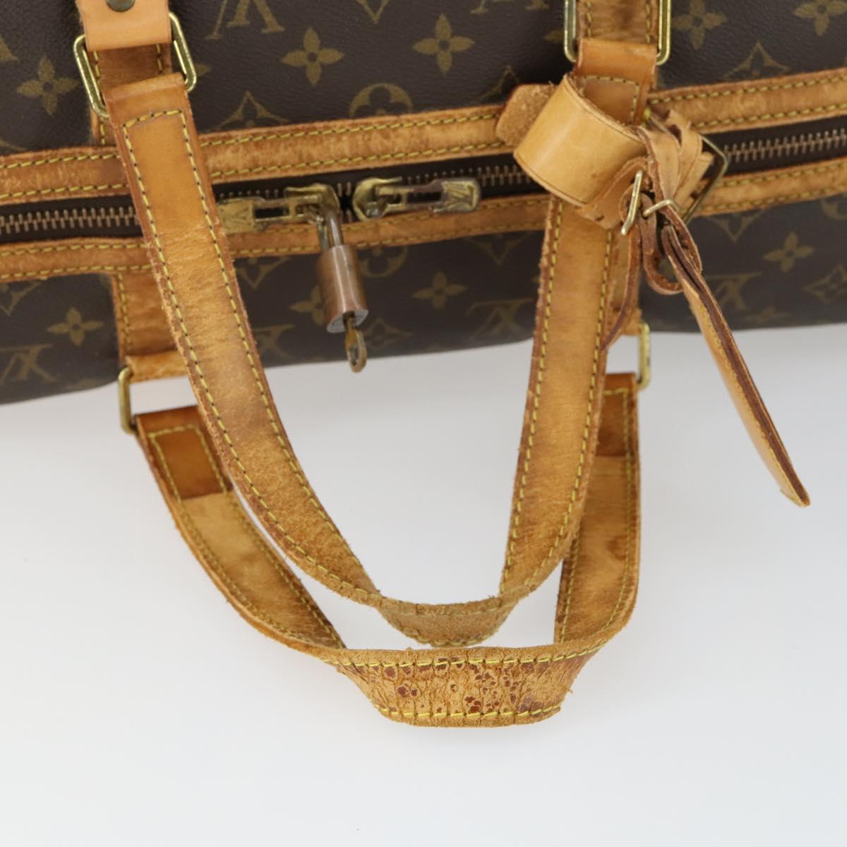 LOUIS VUITTON Monogram Sac Souple 45 Boston Bag M41624 LV Auth 165884