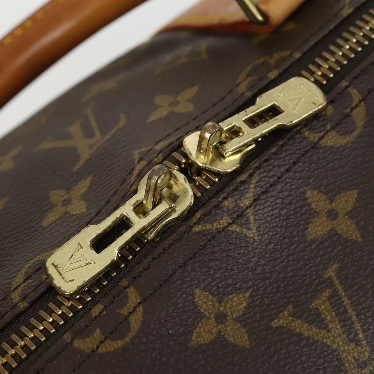 LOUIS VUITTON Monogram Keepall 55 Boston Bag M41424 LV Auth 165885