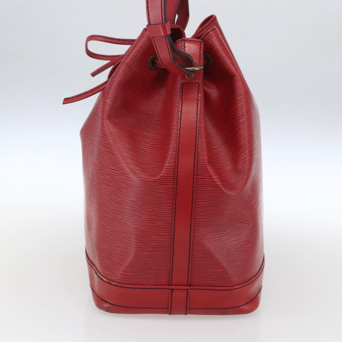 LOUIS VUITTON Epi Noe Shoulder Bag Red M44007 LV Auth 165889