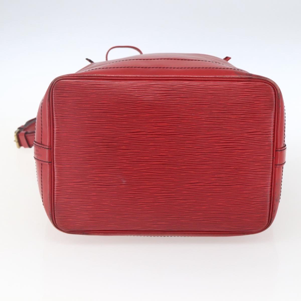 LOUIS VUITTON Epi Noe Shoulder Bag Red M44007 LV Auth 165889
